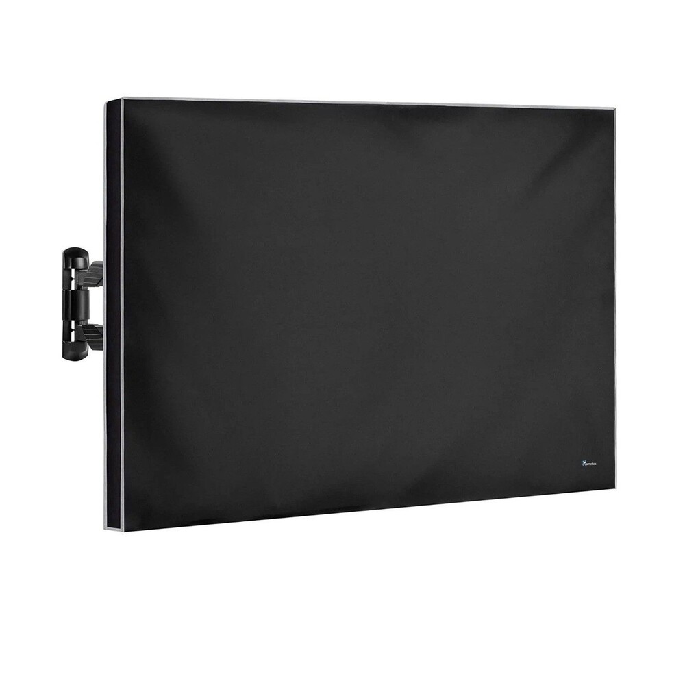 Garnetics Outdoor TV Cover 70-75 Inch Waterproof Weatherproof Smart Shield Black